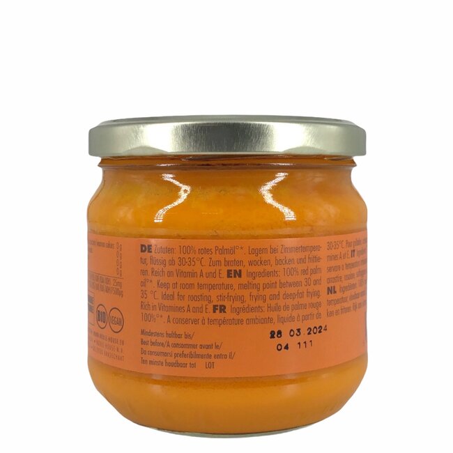100% Rode Palmolie - 325ml - BIO