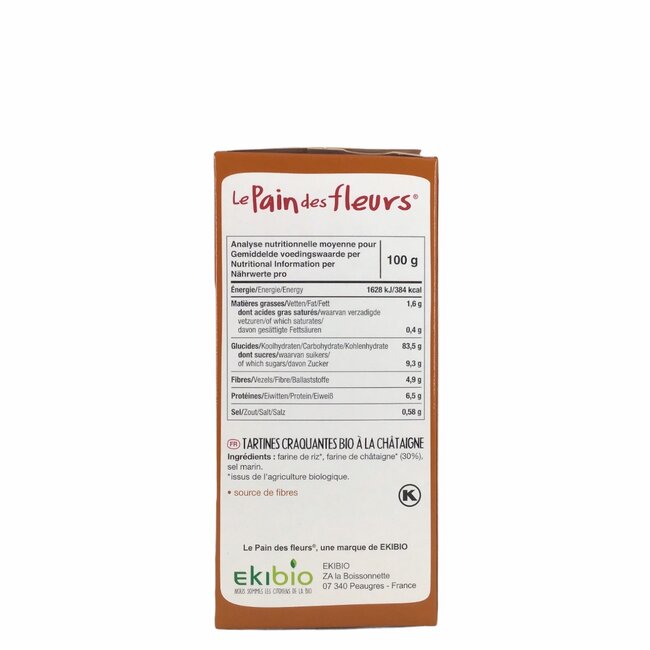 Kastanjecrackers - 150g - BIO