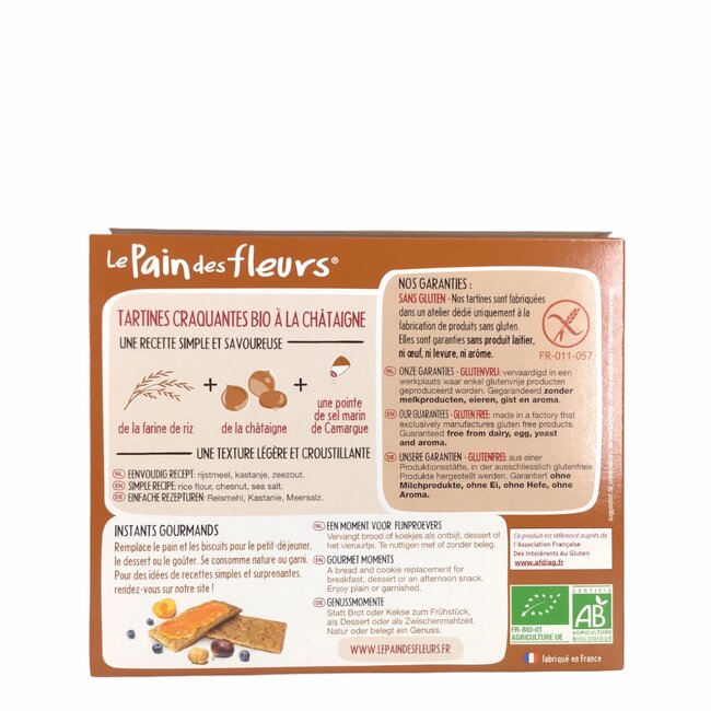 Kastanjecrackers - 150g - BIO