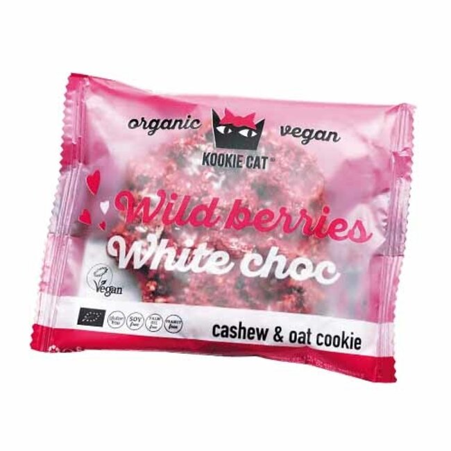 Kookie Cat Wild Berries Koek - 50g - BIO