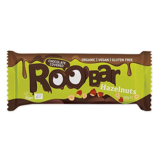 Roobar Chocolate Covered Hazelnut - 30g - BIO