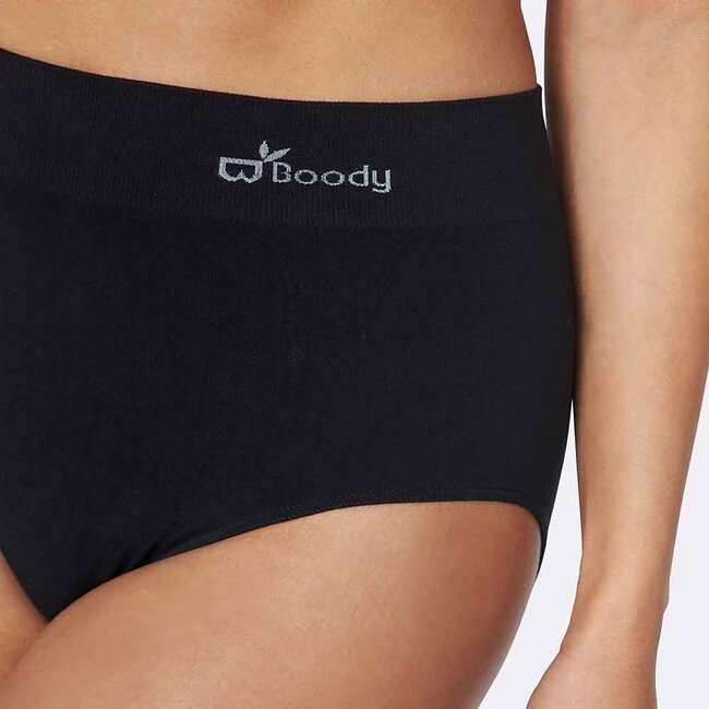 Bamboe Slip - Hoge Taille - Zwart