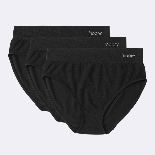 Bamboe Slip - Hoge Taille - Zwart