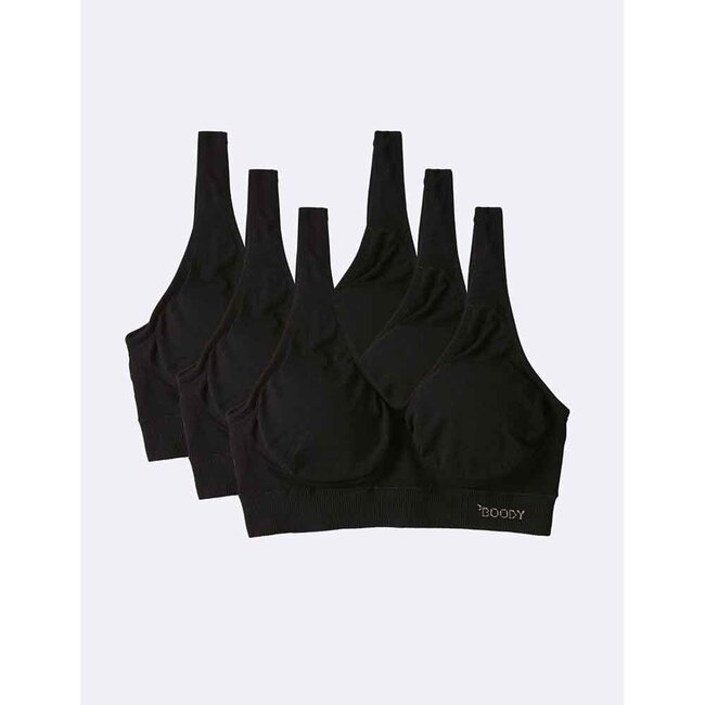 Bamboe BH Top Padded - Zwart