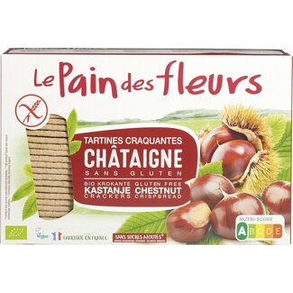 Le Pain des Fleurs Kastanjecrackers Voordeelverpakking - 300g - BIO