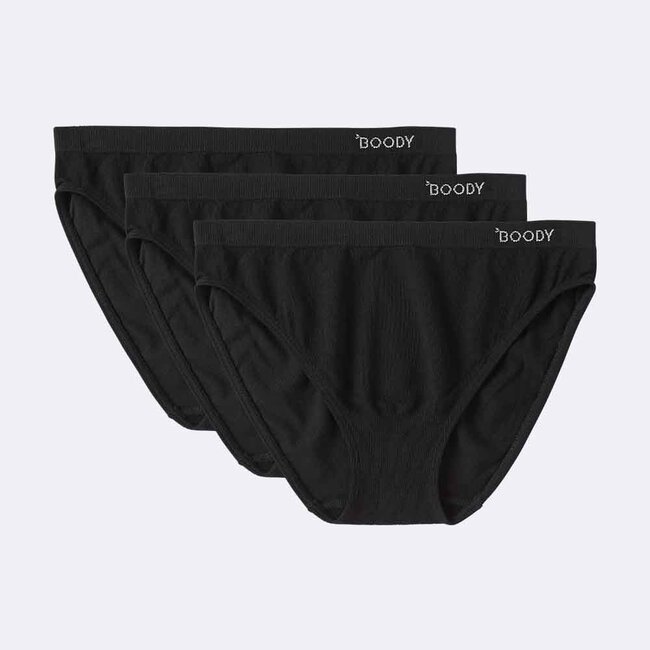 Bamboe Slip Dames - Zwart