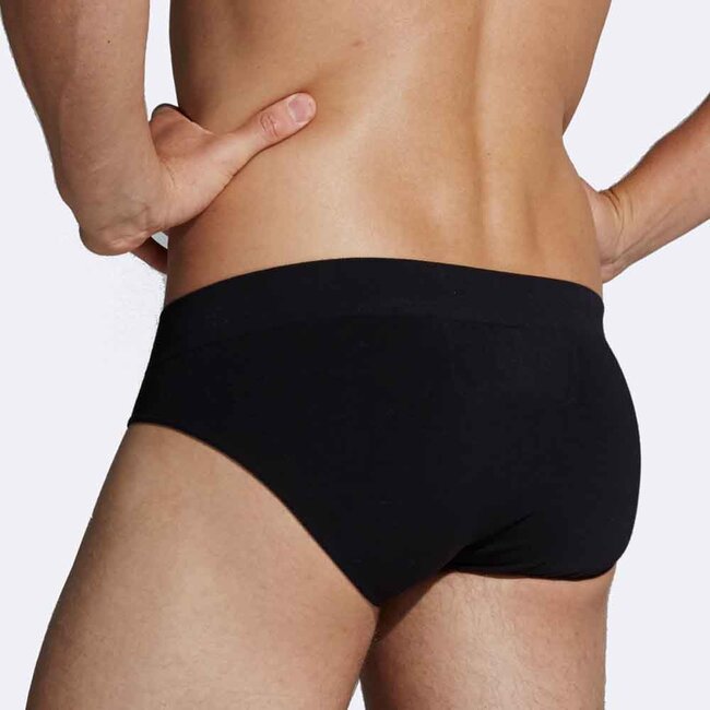 Bamboe Slip Heren - Zwart