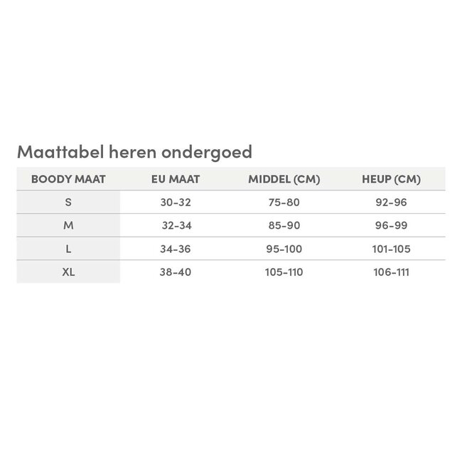 Bamboe Slip Heren - Lichtgrijs maat L