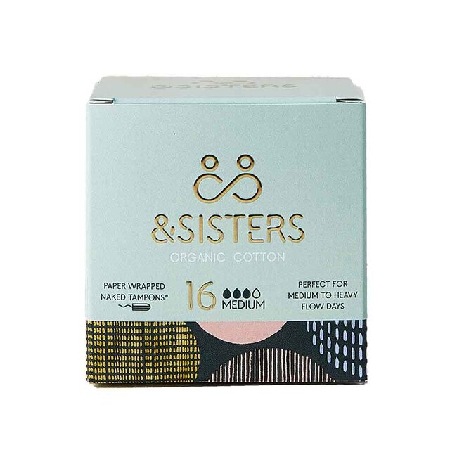 &SISTERS Tampons 100% BIO - Medium - 16 stuks