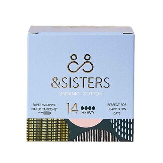 &SISTERS Tampons 100% BIO - Heavy - 14 stuks