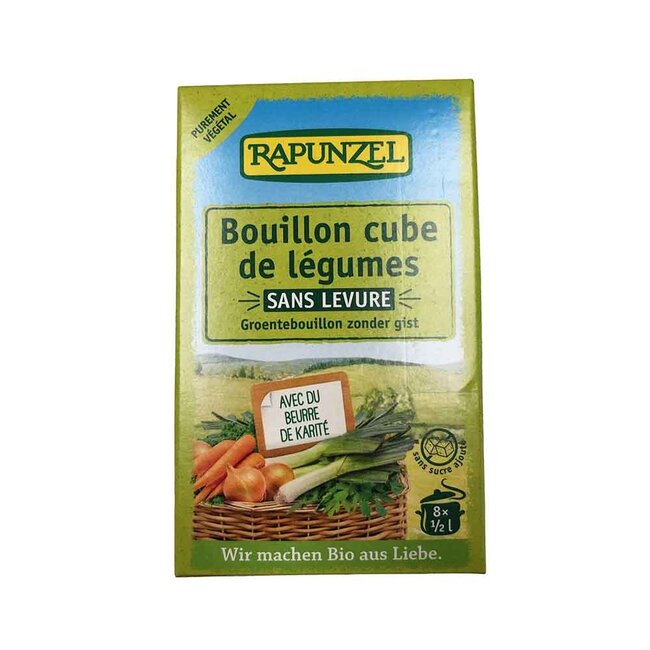 Groentebouillonblokjes zonder Gist - (8st) 80g - BIO