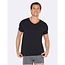 Bamboe T-Shirt Heren - V-hals Zwart (L)