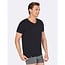 Bamboe T-Shirt Heren - V-hals Zwart (L)