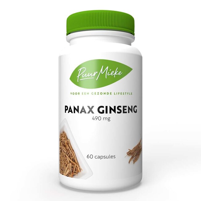 Puur Mieke Panax Ginseng - 490mg - 60 caps