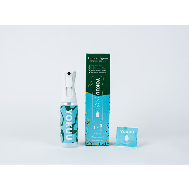 Glasreiniger Startkit - Sprayfles + 1 Parel