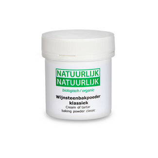 NatuurlijkNatuurlijk Wijnsteenbakpoeder Klassiek - BIO