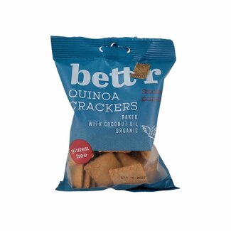 Bett'r Quinoa Crackers - Geroosterde Paprika - BIO - 100g