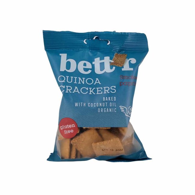Quinoa Cracker Geroosterde Paprika BIO - 100g