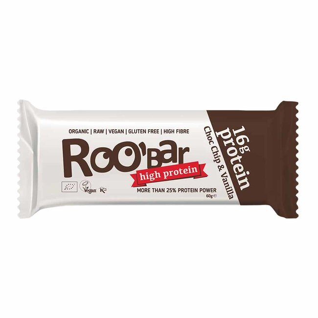 Roobar Protein Choco Chip en Vanille BIO - 60g