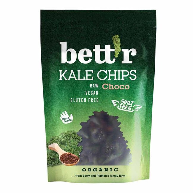 Boerenkool Chips met Chocola en Amandel - 30g - BIO