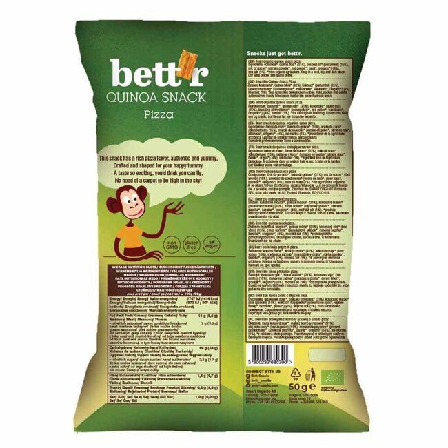 Quinoa Snack - Pizza - 50g - BIO