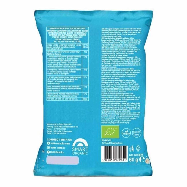 Rijst Chips met Chia en Quinoa - 60g - BIO