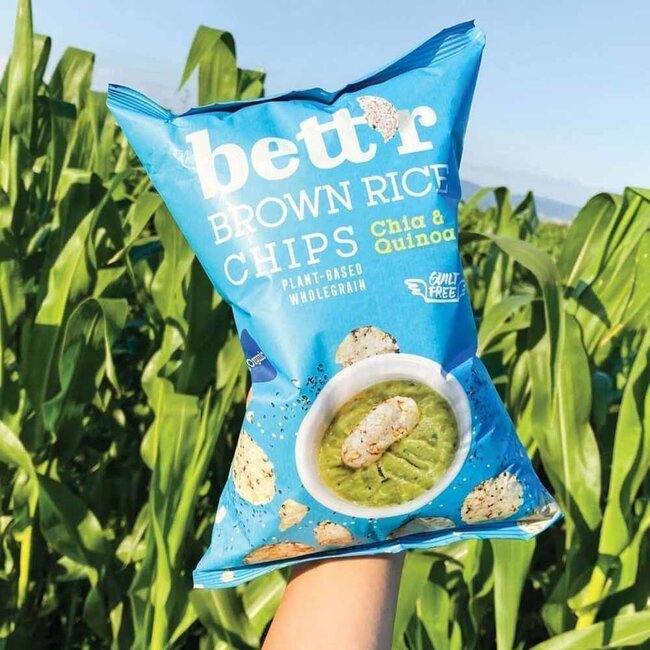 Rijst Chips met Chia en Quinoa - 60g - BIO