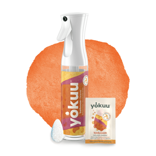 YOKUU Badkamerreiniger Startkit - 1 Sprayfles + 1 Parel