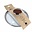 Natura Induction Glasdeksel voor steelpan 18cm - VegeTek