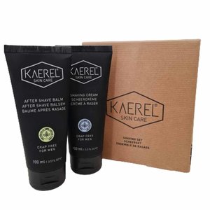Kaerel Skin Care Gift Set Voor Mannen - Scheerset