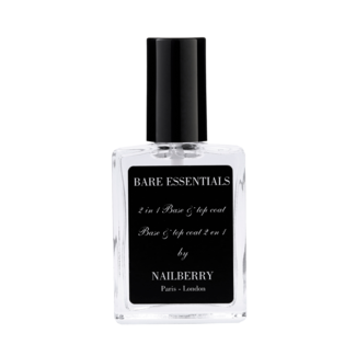 Nailberry Bare Essentials - 2 in 1 Base and Top Coat - 15ml