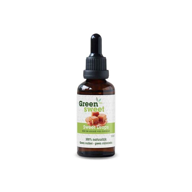 Vloeibare Stevia druppels Karamel - 50ml