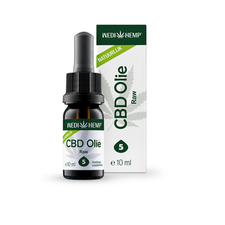 Wedihemp CBD Olie Raw 5% - Full Spectrum - 30ml