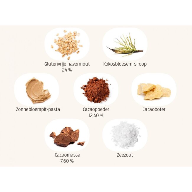 Haverreep Brownie - 40g - BIO