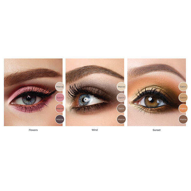 Eyeshadow Quad - Flowers - 5g - BIO