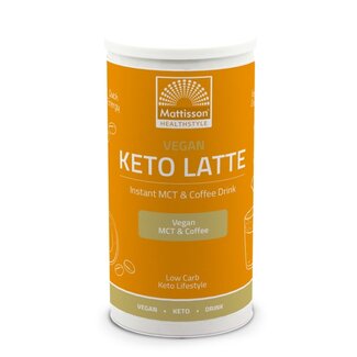 Mattisson Instant Keto Latte Koffie Drank  - MCT - 200g
