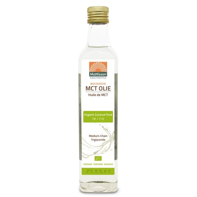 MCT Olie Blend - C8 & C10 - 500 ml - BIO