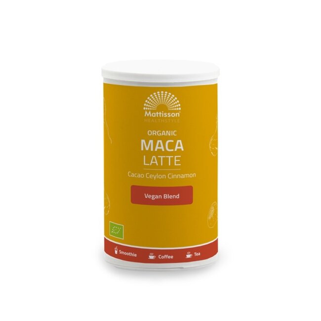 Mattisson Maca Latte Cacao Ceylon Kaneel - 160g - BIO