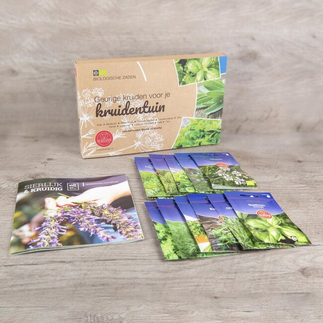 Zadenpakket 'De kruidentuin' - BIO
