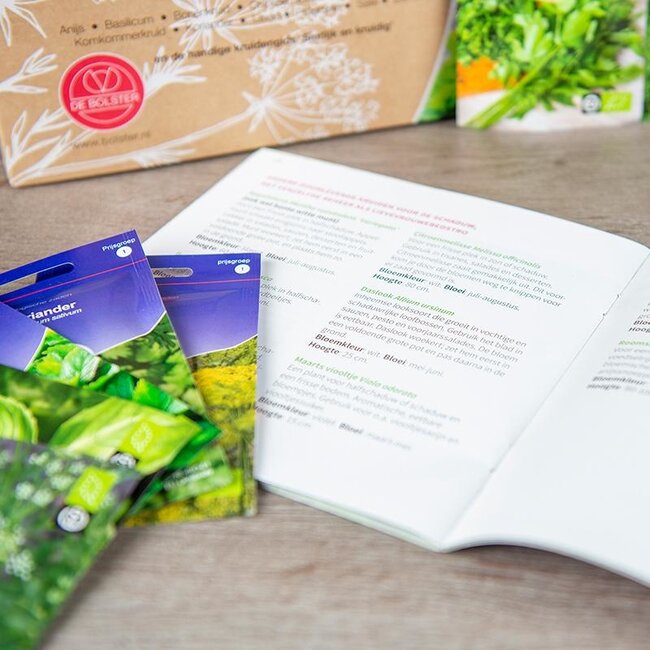 Zadenpakket 'De kruidentuin' - BIO