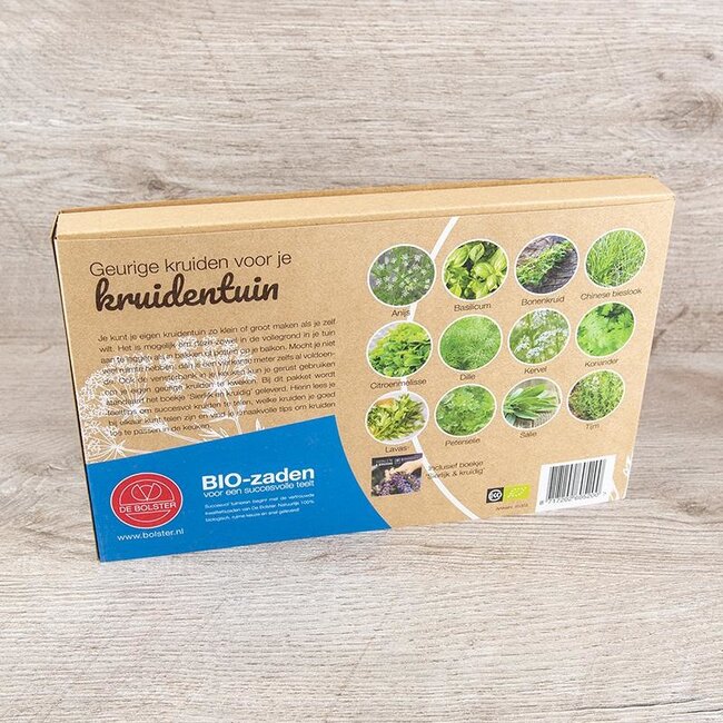 Zadenpakket 'De kruidentuin' - BIO