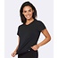 T-shirt Dames met ronde hals - maat S - zwart