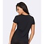 T-shirt Dames met ronde hals - maat S - zwart