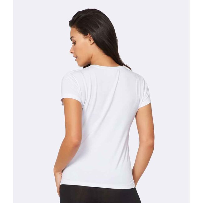 T shirt Dames met ronde hals wit 1 in Bamboe Ondergoed Puur Mieke Puur Mieke