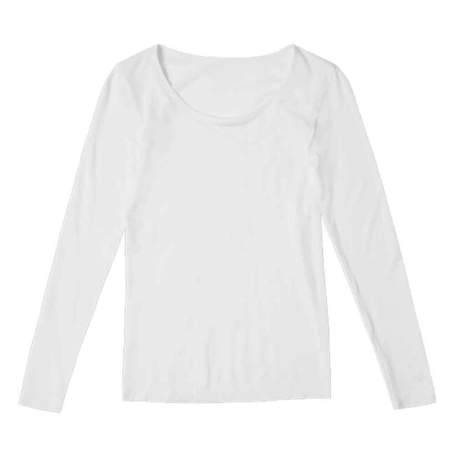 Shirt met Lange Mouwen - Wit