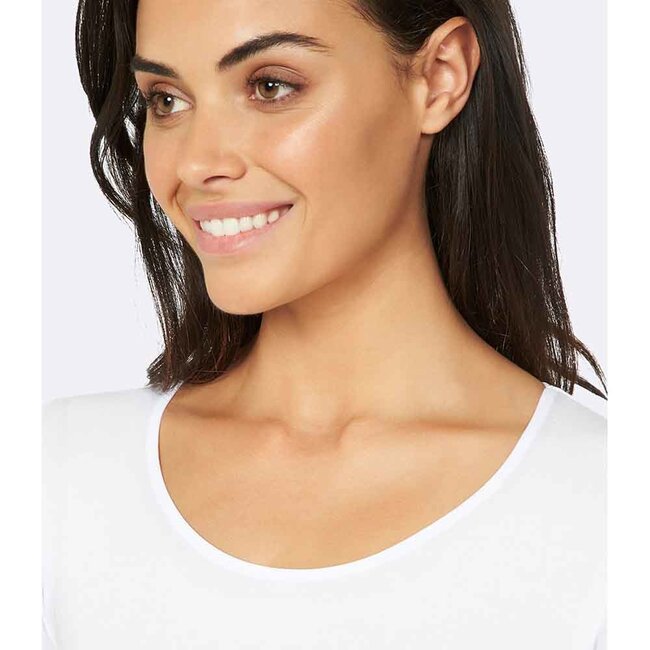 Shirt met Lange Mouwen - Wit