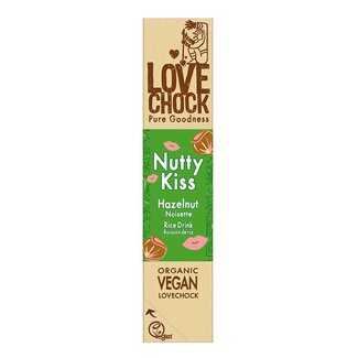 Lovechock Nutty Kiss - Hazelnut - 40g - BIO