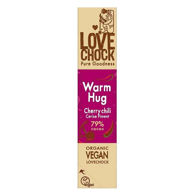 Lovechock WARM HUG - Cherry Chili - 40 g - BIO