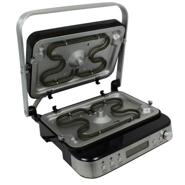 Keramische Contactgrill met gratis Wafelijzer t.w.v. €69,95