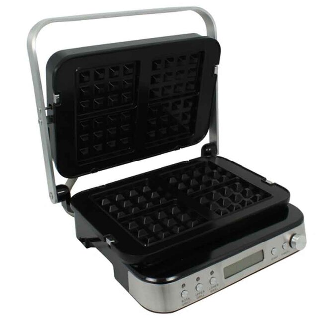 Keramische Contactgrill met gratis Wafelijzer t.w.v. €69,95